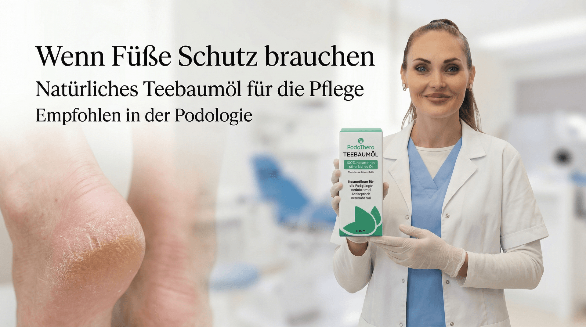 KI Werbebild – Teebaumöl